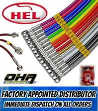 HEL Stainless Braided Front Brake Lines for Renault Megane I 1996-2002