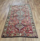 Antique PERSAIN Traditional CARPET RUG Handmade Oriental Wool Rug 200 X 100 CM