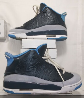 Nike Air Jordan Dub Zero, 311047-007, Wolf Grey/Blue-Charcoal, GS BOYS SZ 6Y