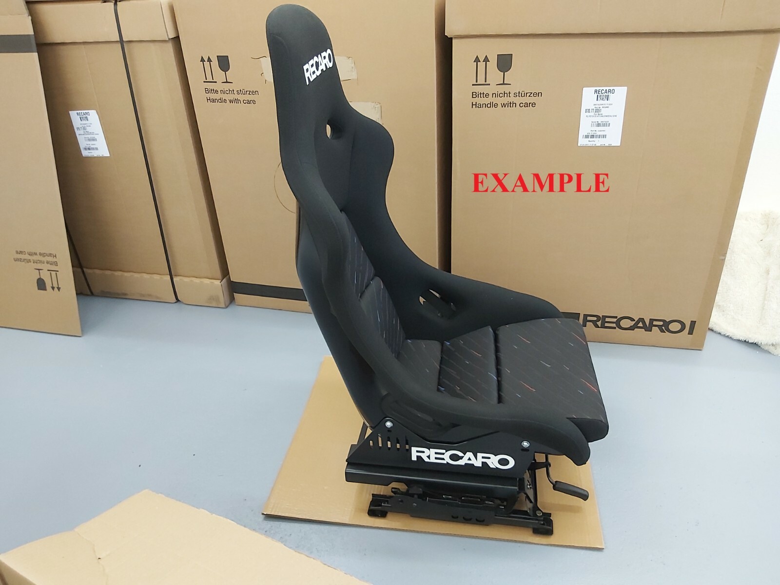ORIGINAL RECARO BRACKETS WITH SLIDERS FOR SPORTSTER CS / PP SEATS, BMW