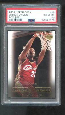 2003 Upper Deck Box Set #15 Lebron James ROOKIE RC GEM MINT PSA 10