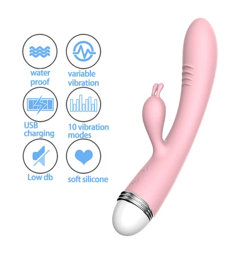 10 Vibration Mode Massager Powerful MultiSpeed Women Toy Rechargeable Waterproof - Picture 6 of 17