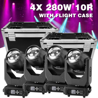 280W 10R Beam 17 Gobo Prisma Moving Head LED DMX Bühnenlicht /Flightcase Disco