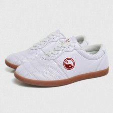 Femmes Hommes Simili Cuir Tai Chi Chaussures Unisexe Kung Fu Sport Souples