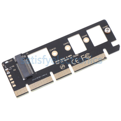 NGFF M Key M.2 NVME AHCI SSD To PCI-E PCI Express 3.0 16x x4 Adapter