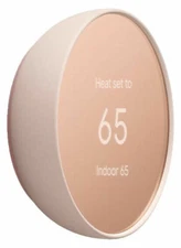Google Nest Smart Thermostat, Sand - GA02082-US