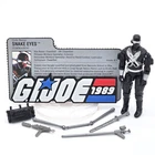 Gi Joe 1989 Snake Eyes v3 100% Complete w/ File Card🔍See Description🔍ARAH G.I.