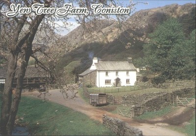 Eibe Farm Coniston Lake District John Hinde Postkarte Beatrix Potter