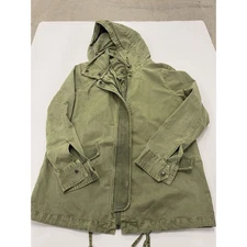 MELROSE AND MARKET Jacket Womens XSmall Mid Length Zip Front Hooded Green