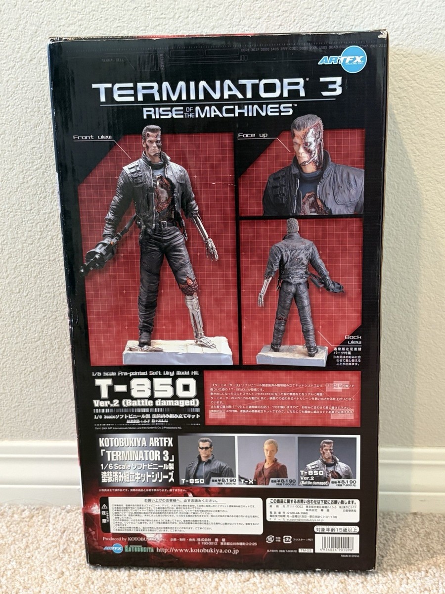 Incomplete 1/6 12” Kotobukiya Artfx Terminator 3 Rise Machines T