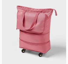 Brightroom Collapsible Rolling Tote Soot Bag,...