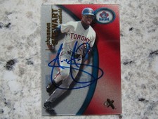 Blue Jays Shannon Stewart Signed Autographed 2001 Fleer Mint