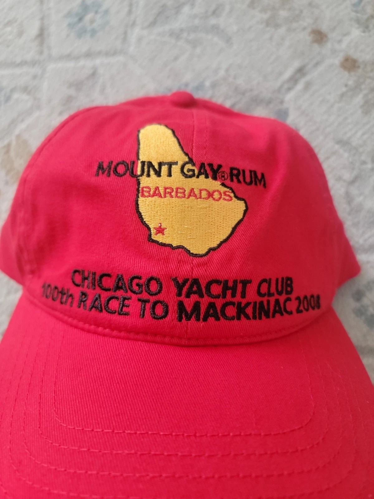 Mount Gay Rum Chicago Yacht Club 100th Race To Mackinac 2008 Hat
Opens in a new window or tab