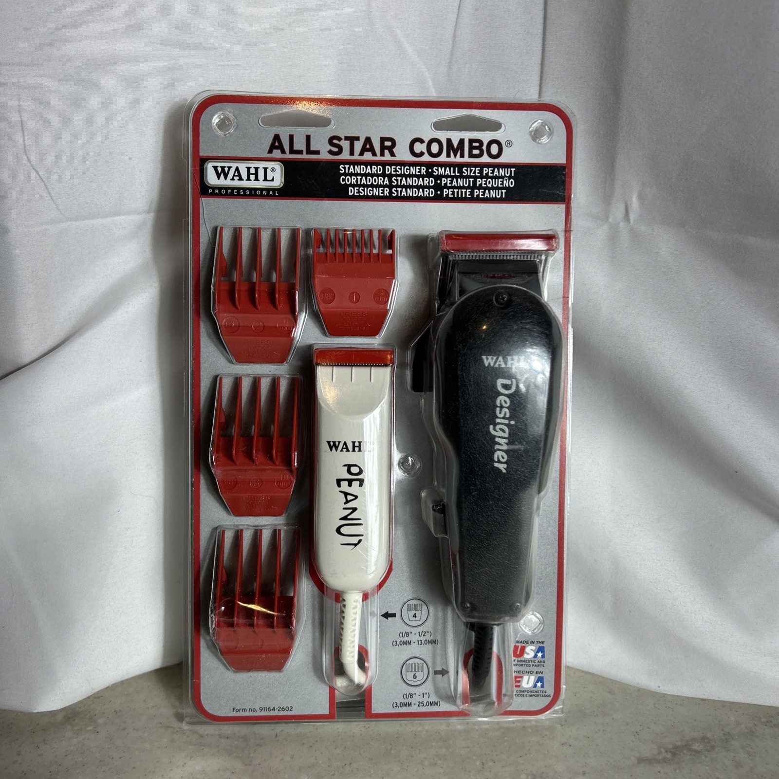 Wahl Professional All Star Combo Designer Clipper Peanut Tri