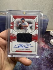 2022 Panini National Treasures Triston Casas Clutch Factor Auto  /99 Red Sox