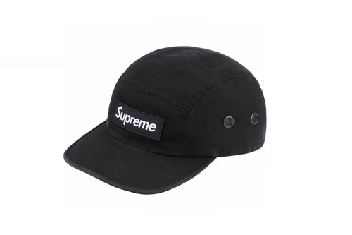Supreme Black Camp Cap SS24 One Size