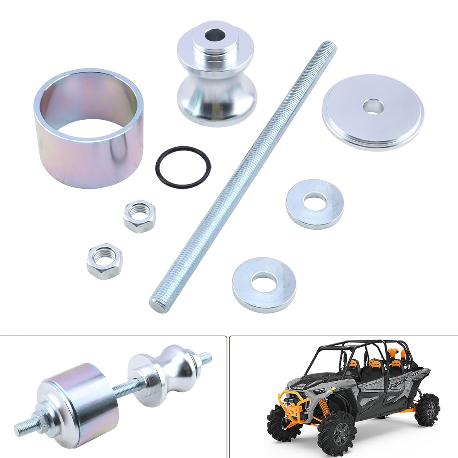 For Polaris UTV / ATV RZR Ranger General 40/44 mm Wheel Bearing Removal Tool Kit