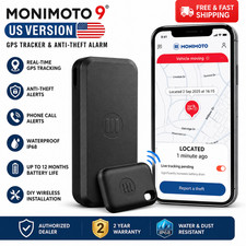 Monimoto 9 Us Gps Tracker Motorcycle Vehicle Anti-theft Alarm Key Fob Ip68