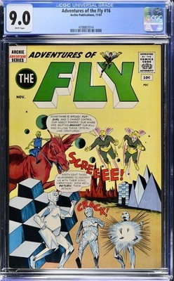 Adventures of The Fly #16 1961 CGC Graded 9.0 Just Graded-New Holder