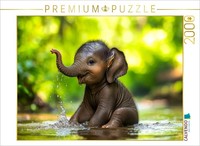 Calvendo Puzzle Elephants | 2000 Pieces, Finished Size 35.4 × 26.4 In (90 × 67 C