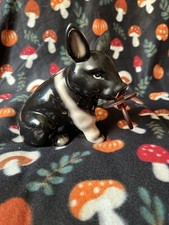 Young's Vintage Ceramic Pig with Pacifier and Stopper Adorable Piggy Bank
