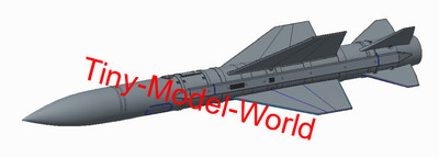 3D printed 1/72  Russian KH-58 USHke missile without coating model /1pc