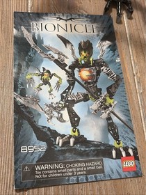 Bionicle Warriors Mutran & Vican 8952 w/Tridax & 4 Shadow Leeches 100% Complete