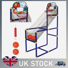 Portable Kids Indoor/Outdoor Basketball Stand Hoop Net Ball Set