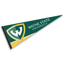 Wayne State Warriors Full Size 12 in X 30 in College NCAA Pennant
