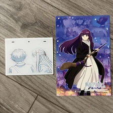 Frieren: Beyond Journey's End  Funeral Frelen Original Art Acrylic Card Fern Sta