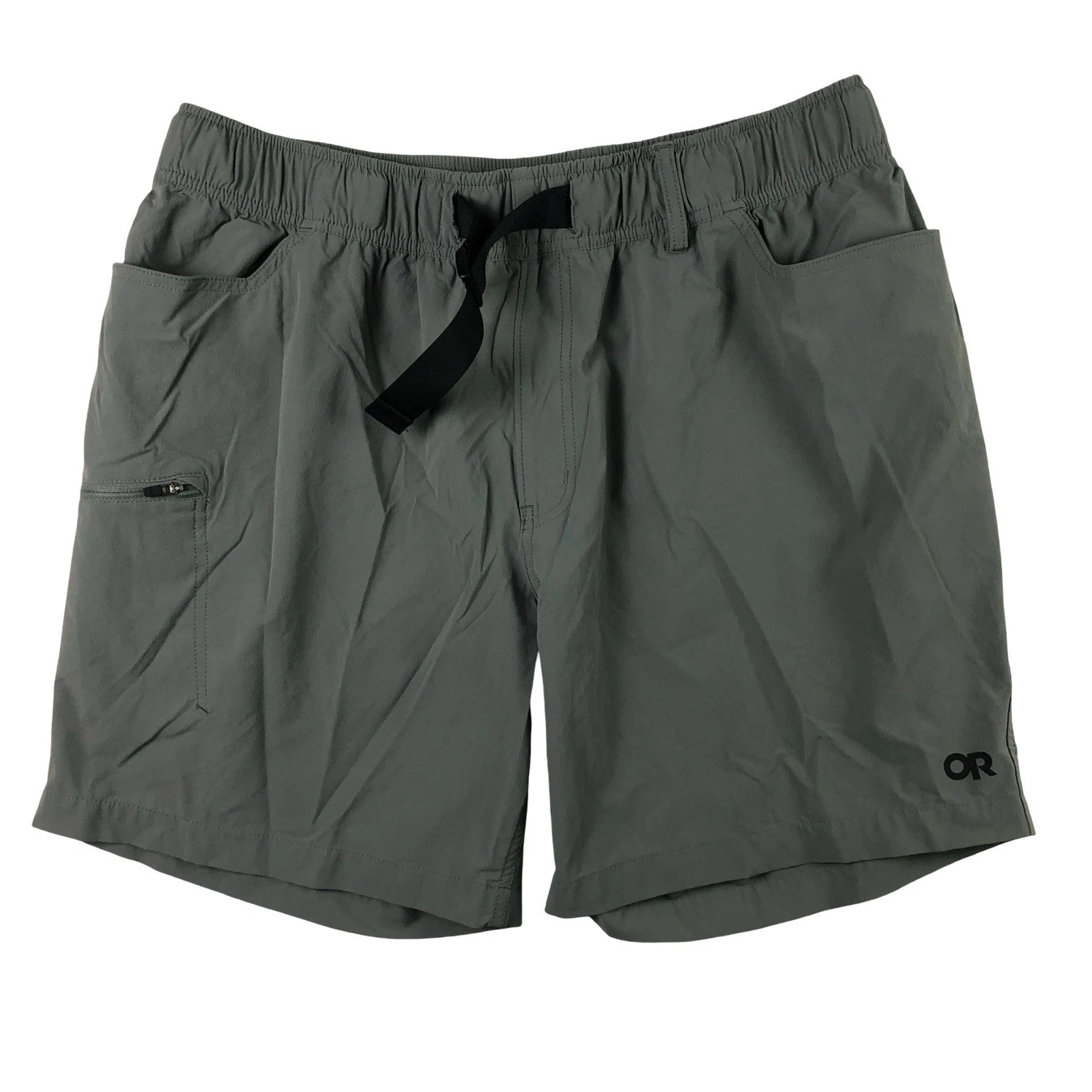 Patagonia Technical Stretch Shorts Mens XL Gray Belted Hiking Camping