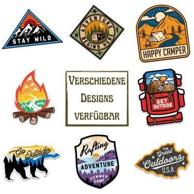 Aufkleber Natur Design Bergsteigen Wandern Klettern - 18 Varianten R181