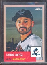 Pablo Lopez 2022 Topps Chrome Platinum Rose Gold Refractor #491 (14/75)