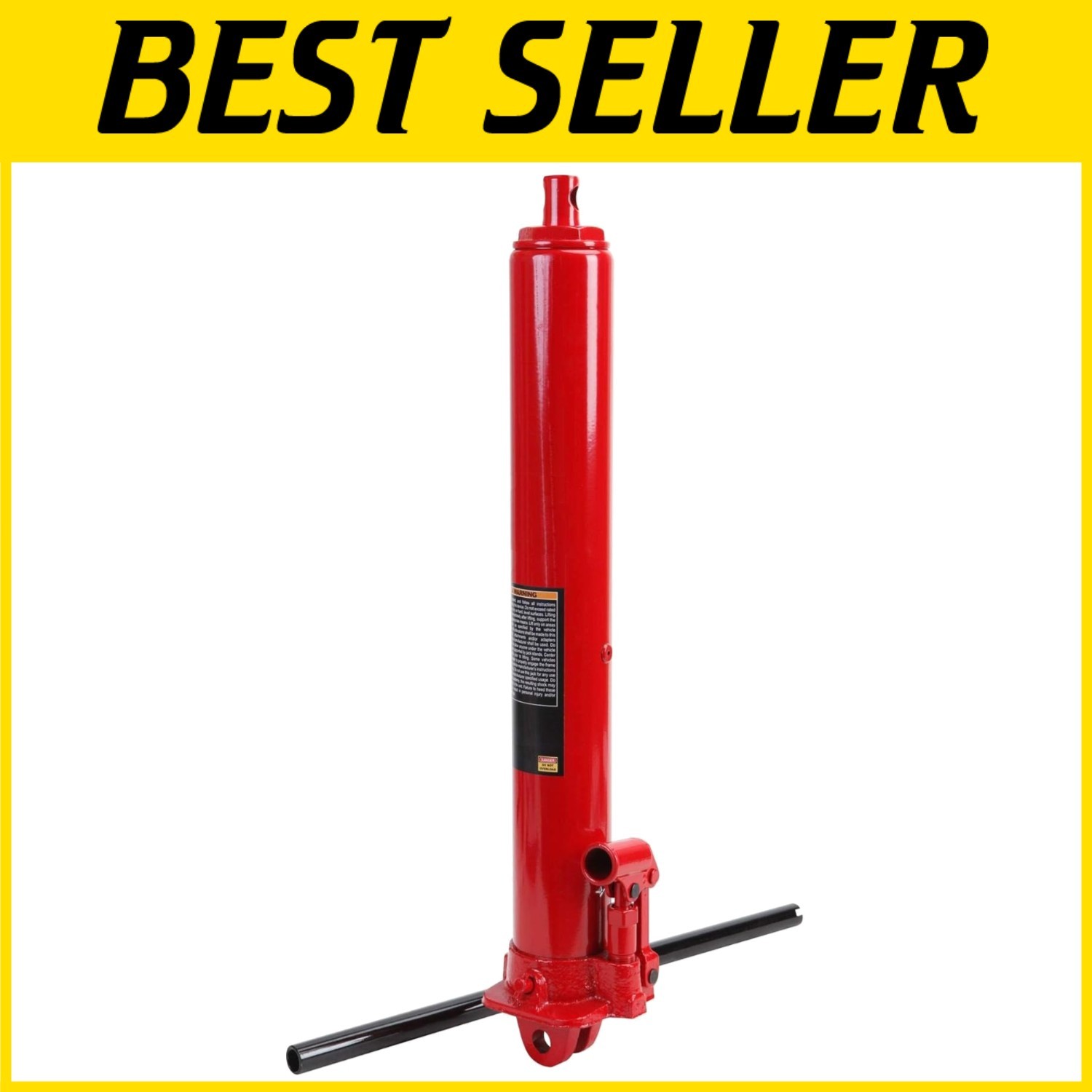 8 Ton Hydraulic Long Ram Jack - Double Piston Pump