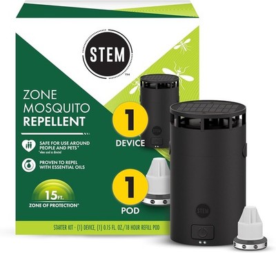 STEM Zone Mosquito Repellent Device Starter Kit Outdoor Insect Protection