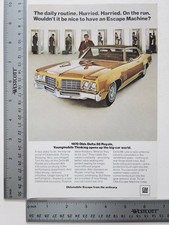 1970 Olds Delta 88 Royale Youngmobile Print Ad / Poster Authentic Promo Art