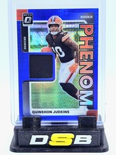 2025 Donruss Optic Quinshon Judkins Rookie Phenoms Jersey Blue Hyper #RPBH-QJS