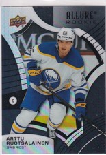 21/22 UD ALLURE ARTTU RUOTSALAINEN BLACK RAINBOW RC ROOKIE PARALLEL #126