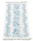 Vintage Fieldcrest Cotton Cupid Baby Blue Cotton Bath Towel With Fringe — photo 1