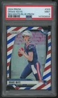 2024 Panini Prizm Drake Maye RC Red/White/Blue RC #329 PSA 9