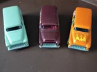 Hot Wheels Premium Pop Culture '55 Chevy Panel   RR,MM, 3 car Lot LOOSE READ