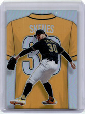 2025 Panini Crusade Paul Skenes #3 Silver Prizm Team Jersey Pittsburgh Pirates