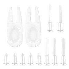 10 PCS Plastic Exercise Yoga Ball Plug Replacement Air Stopper Pin 2 Pullers