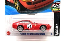 2025 Hot Wheels Ferrari 365 GTB4 Competizione #222 (red) SUPER CUSTOM WHEEL SWAP