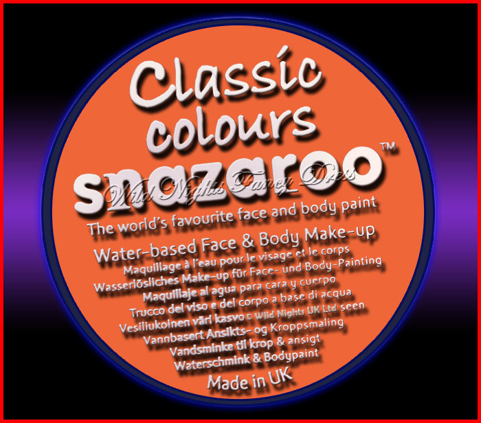 Snazaroo 18ml Orange Face Paint