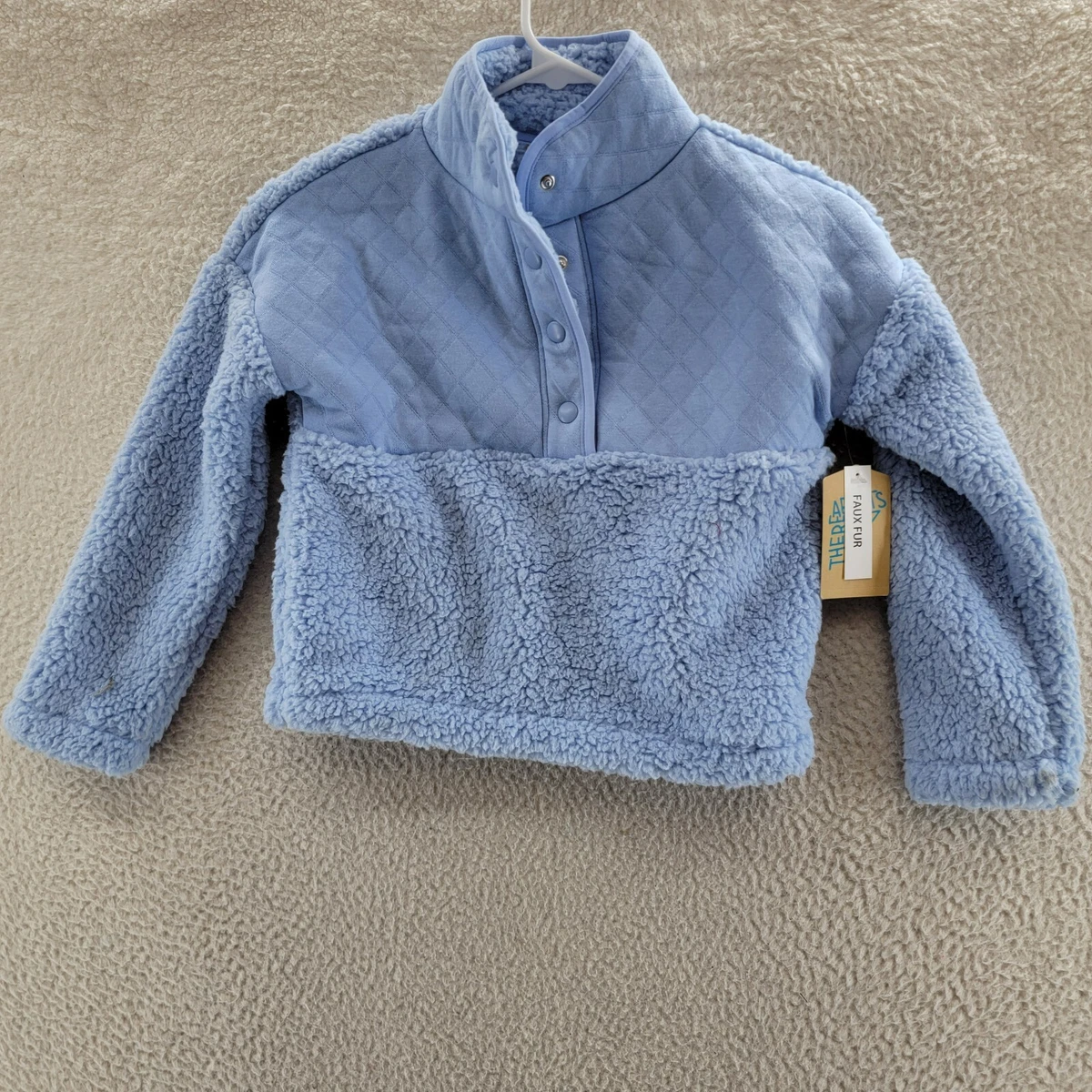 Fur sweater for babies sales