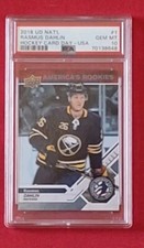 PSA10 GEM MINT 2018 RASMUS DAHLIN UD National - Hockey Card Day USA -  ROOKIES