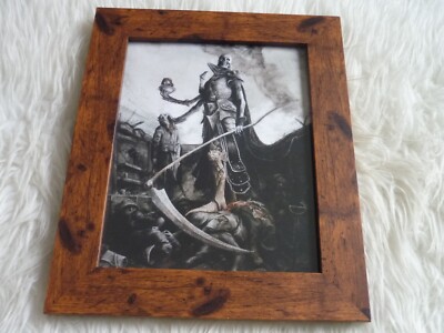 10x8 Gerahmter Original Druck Nerd Block Court of the Dead Horror Sammlung #10