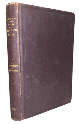 1893, 1st Ed, THE HAWKS AND OWLS OF THE UNITED STATES, COLOR PLATES, FISHER
