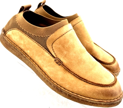 Børn Samuel VCJK19 Brown nubuck Leather Slip On Loafers  display picture 1